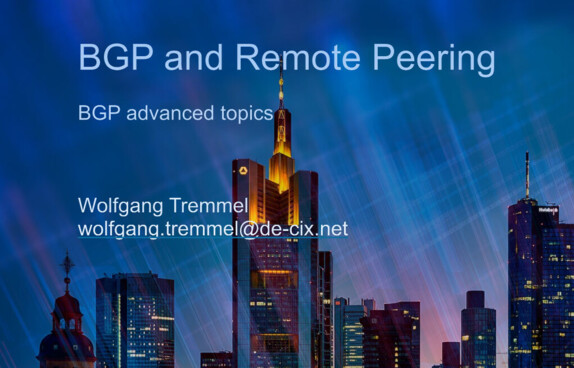 BGP and remote peering