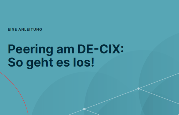 Peering am DE-CIX cover