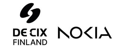 De-CIX Finland Nokia Logos De-CIX Finland Nokia Logos