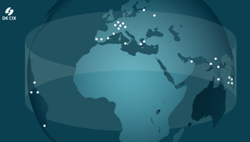 DE-CIX globe DE-CIX globe