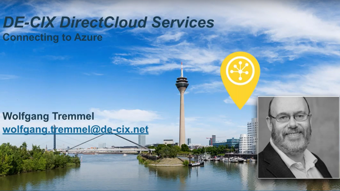 DE-CIX DirectCLOUD: How to connect to Microsoft Azure