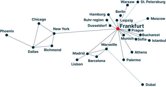 GlobePEER Remote interconnected Internet Exchanges Jan 2022 GlobePEER Remote interconnected Internet Exchanges Jan 2022
