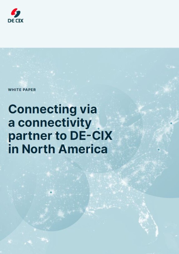 Connecting via a connectivity partner to DE-CIX in North America cover