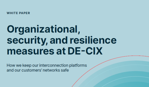 Organizational, security and resilience measures at DE-CIX