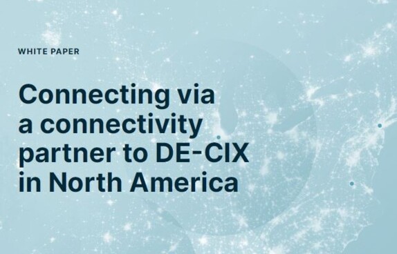 Connecting via a connectivity partner to DE-CIX in North America cover