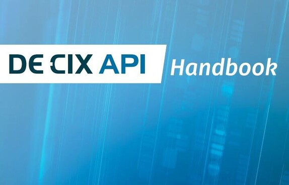 DE-CIX API handbook cover image