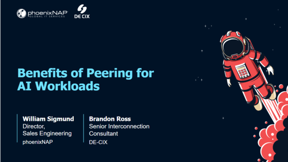 Benefits of Peering Webinar title slide Benefits of Peering Webinar title slide