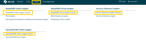 service insight system tutorials