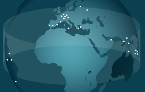 DE-CIX globe